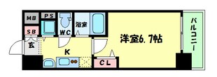 阿波座駅 徒歩4分 5階の物件間取画像